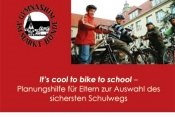 Flyer "It's cool to bike to school"