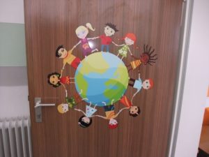 gebastelte Weltkugel