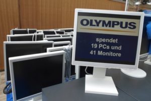 olympus spendet gebrauchte hardware