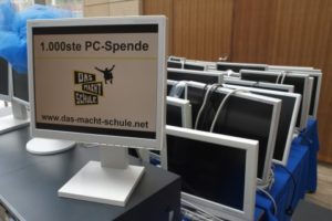 1000 pc spende das macht schule