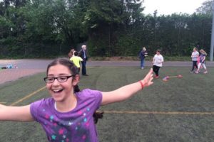 schülerin läuft schulverbund feldsieper schule