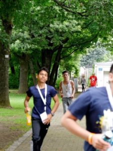 läufer der sambergschule sponsorenlauf 