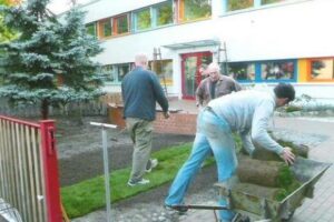 rollrasen ausrollen