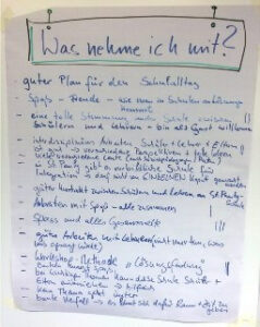 Ergebnisse Integrationsworkshop