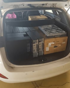 Kofferraum voller PCs