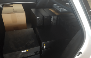 Auto voller Computer