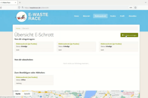 ewasterace.de - Wie trage ich gesammelten E-Schrott ein