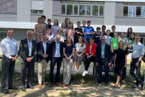 Die Schülerinnen und Schüler der Gemeinschaftsschule Mühlenredder freuen sich auf das E-Waste Race in Reinbek 2023