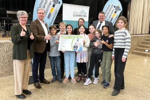 Preisverleihung E-Waste Race Euskirchen Gewinnerschule