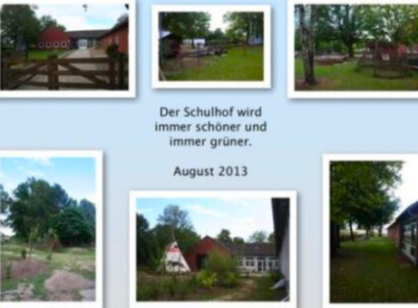 Collage Schulhof Stadtwaldschule