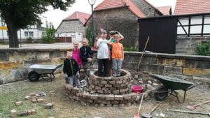 Kräuterschnecke Projektstory Bau